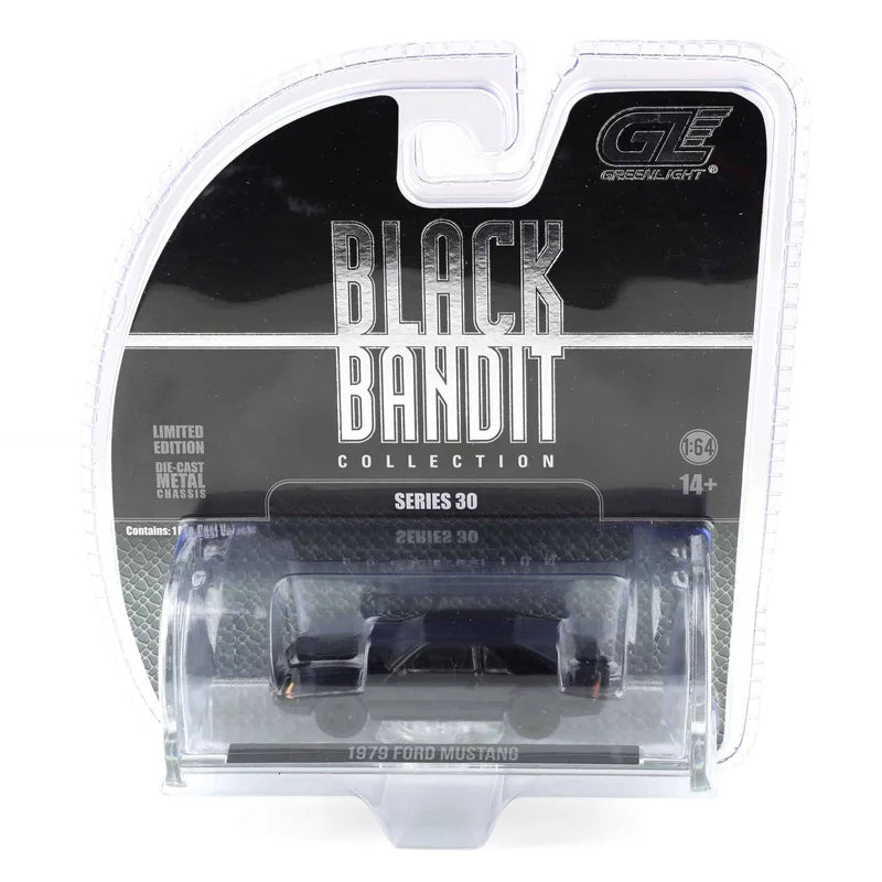 GreenLight 1:64 Ford Mustang Fastback 1979 Noir – Black Bandit Series 30 – GL28170-F