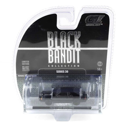 GreenLight 1:64 Ford Mustang Fastback 1979 Noir – Black Bandit Series 30 – GL28170-F