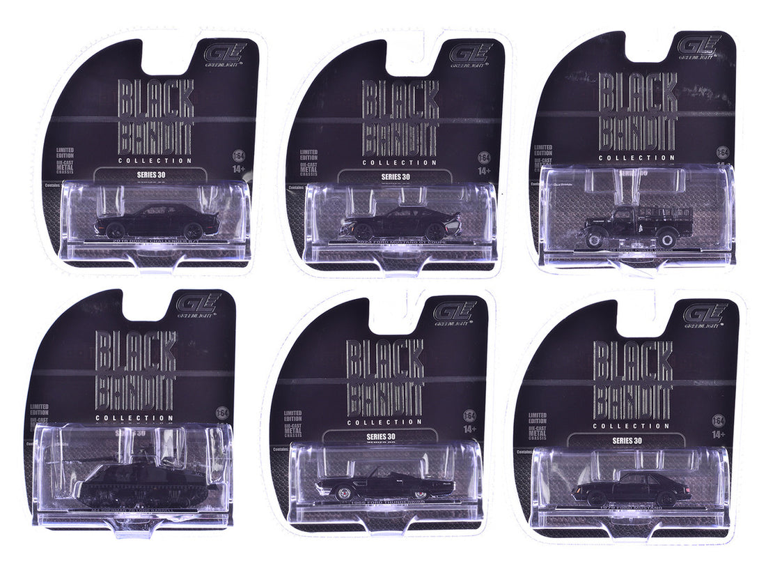 GreenLight 1:64 Black Bandit Series 30 – 6-Piece Set – GL28170