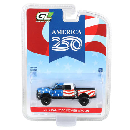 Ram 2500 Power Wagon 2017 America 250 Edition Anniversary Collection Series 18 GreenLight 1:64 – GL28180-B