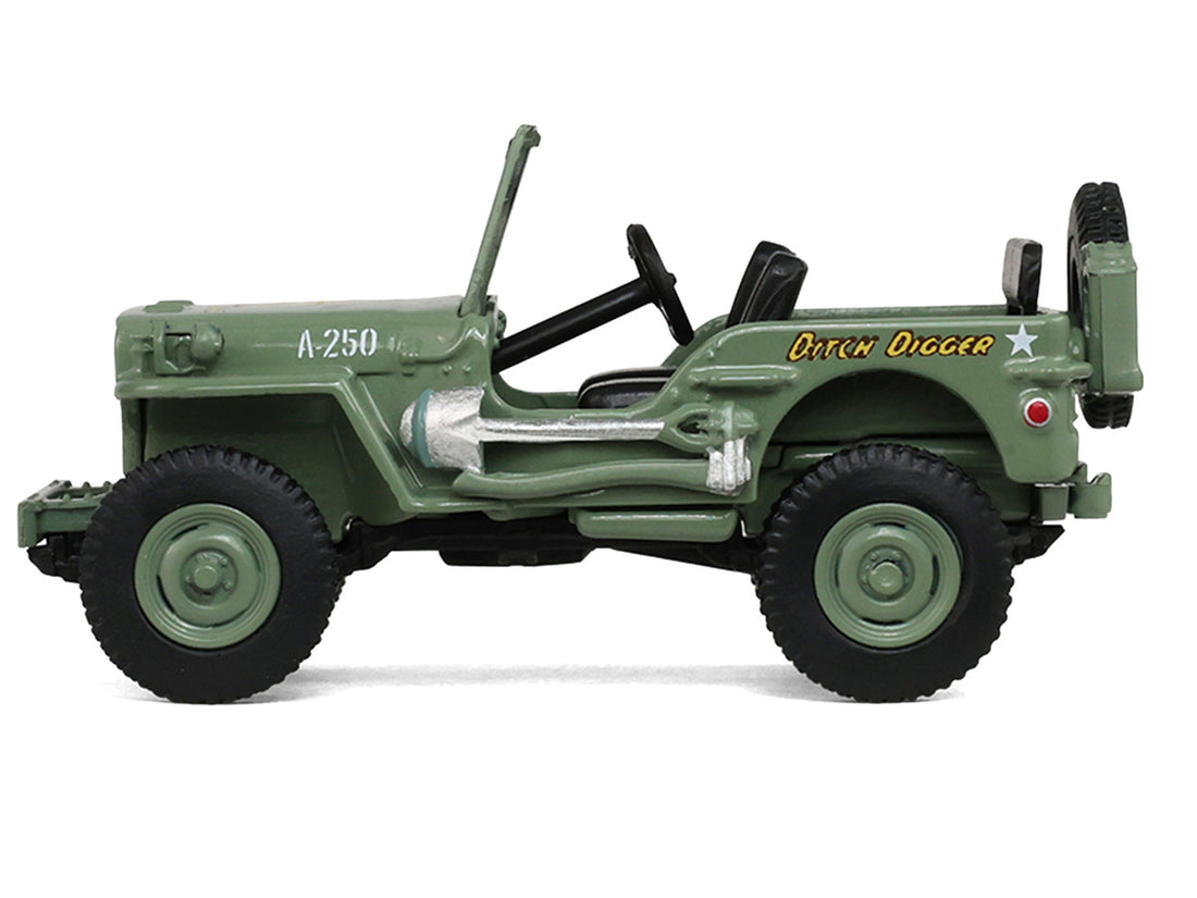 1942 Willys MB Jeep Olive Green America 250 Edition Anniversary Collection Series 18 GreenLight 1:64 – GL28180-C