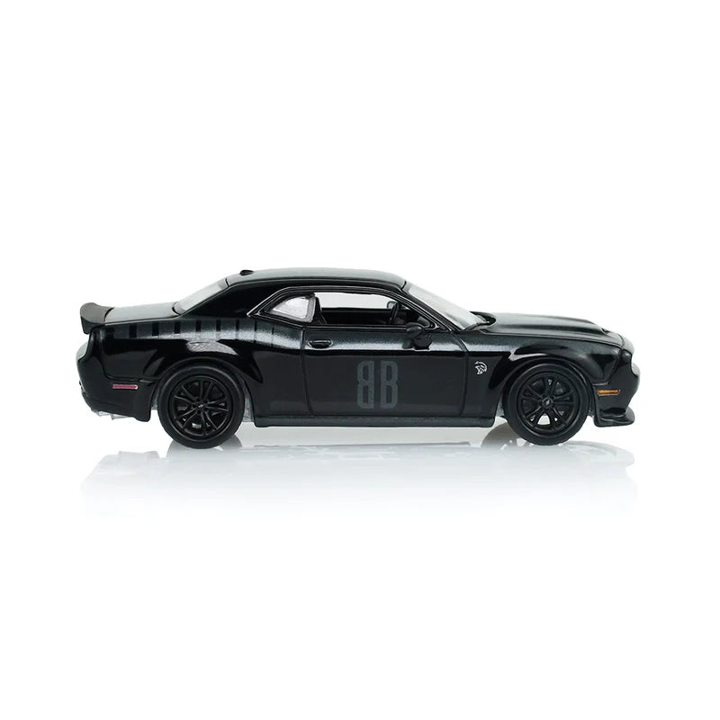 GreenLight 1:64 Dodge Challenger SXT Plus Coupe 2017 Noir – Black Bandit Series 31 – GL28190-A