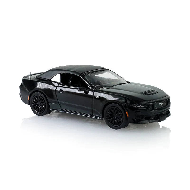 GreenLight 1:64 Ford Mustang GT Convertible 2024 Noir – Black Bandit Series 31 – GL28190-B