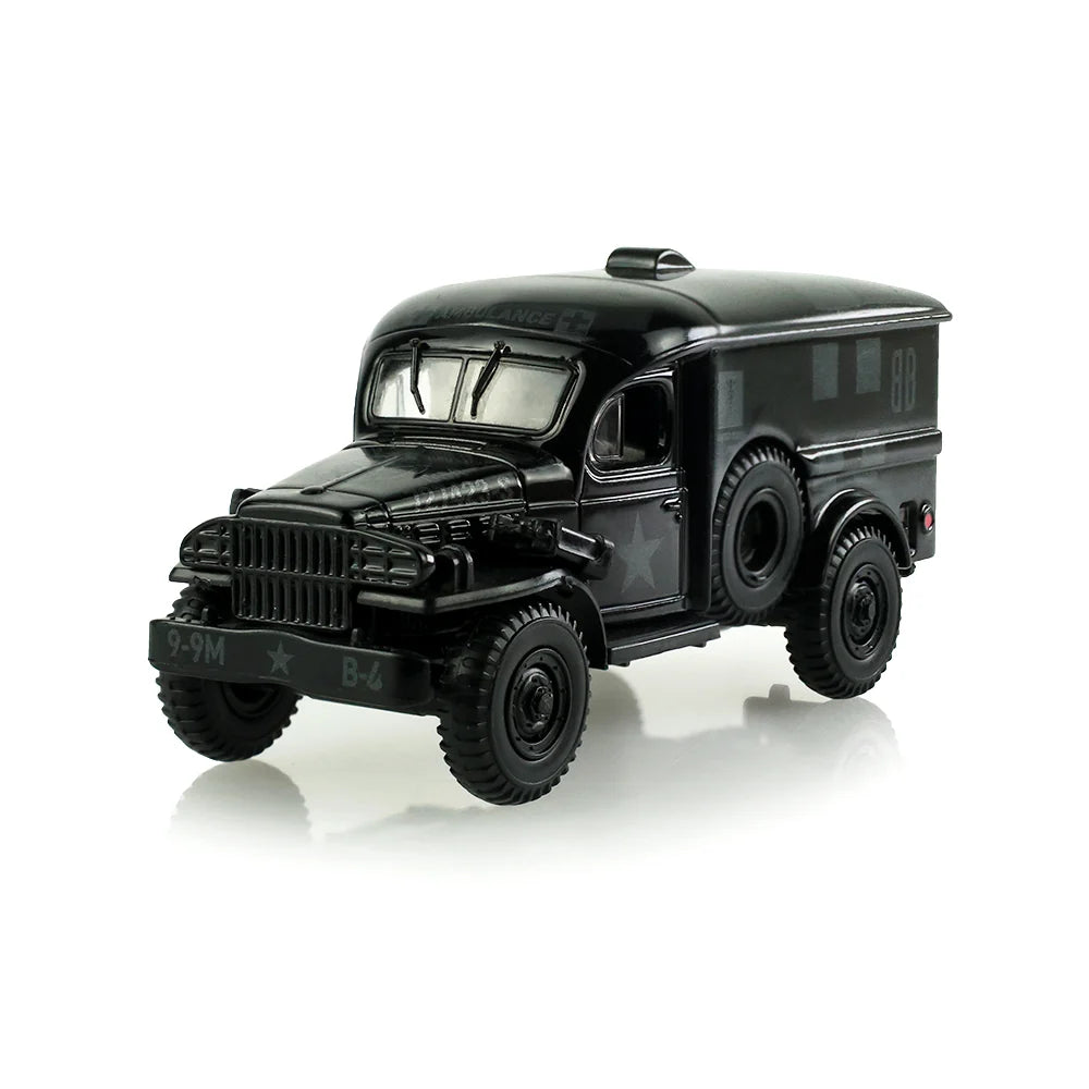 GreenLight 1:64 Dodge WC54 Ambulance Noir – Black Bandit Series 31 – GL28190-C