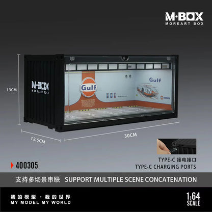 MBOX Scène de Rangement avec Conteneur Gulf 1:64 MB400305