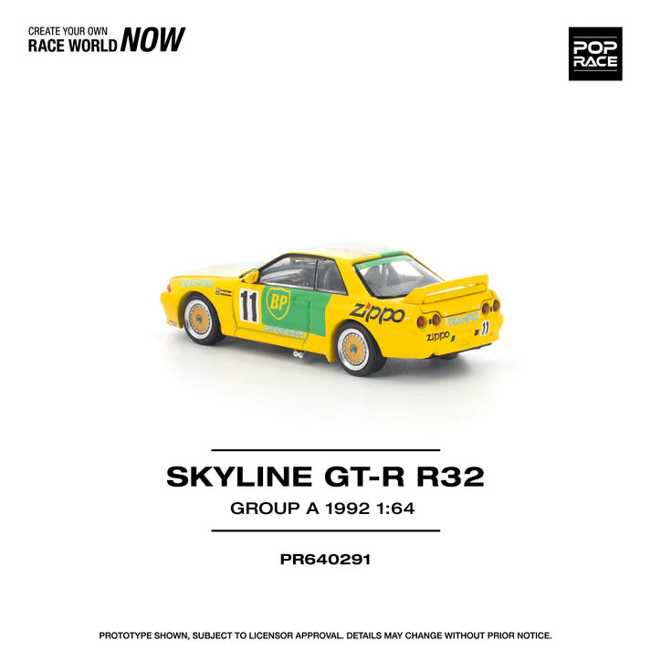 (PRE-ORDER 2026) POPRACE 1:64 Nissan GT-R R32 Group A 1992 PR640291