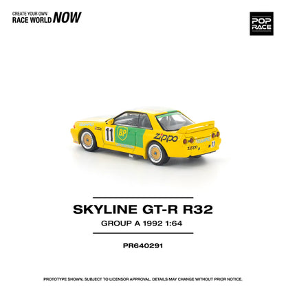 (PRE-ORDER 2026) POPRACE 1:64 Nissan GT-R R32 Group A 1992 PR640291