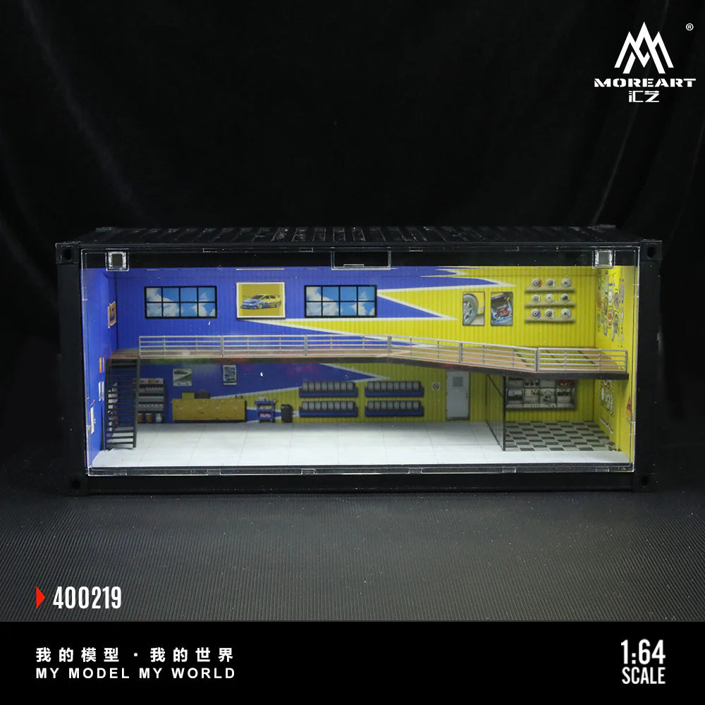 MoreArt 1/64-CONTAINER REPAIR SHOP SCENARIO J "SPOON" MO400219