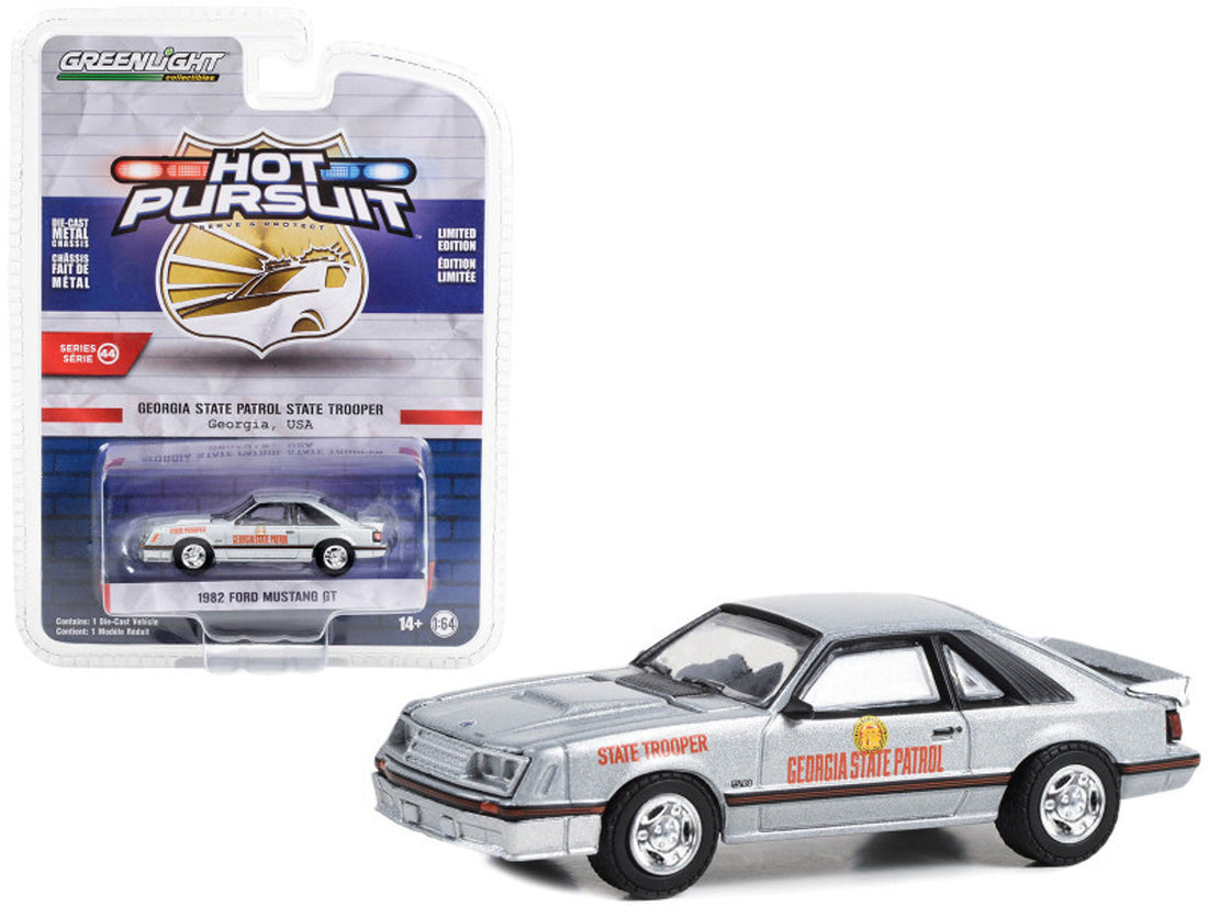 1982 Ford Mustang GT Silver Metallic "Georgia State Patrol State Trooper"