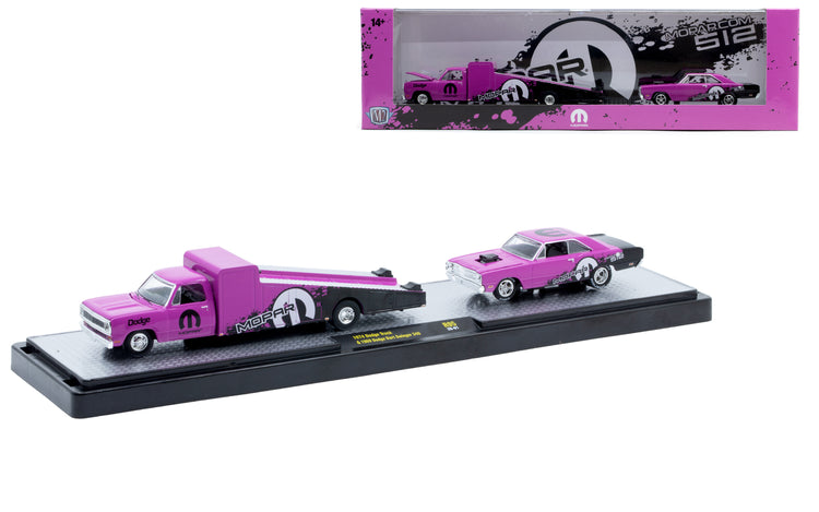 1974 Dodge Truck &amp; 1969 Dodge Dart Swinger 340 (36000-95B) (M2 Machines Auto-Haulers Release 95)