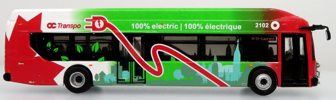 NFI Xcelsior Charge NG Transit Bus: Ottawa OC Transpo-Destination 14 St-Laurent