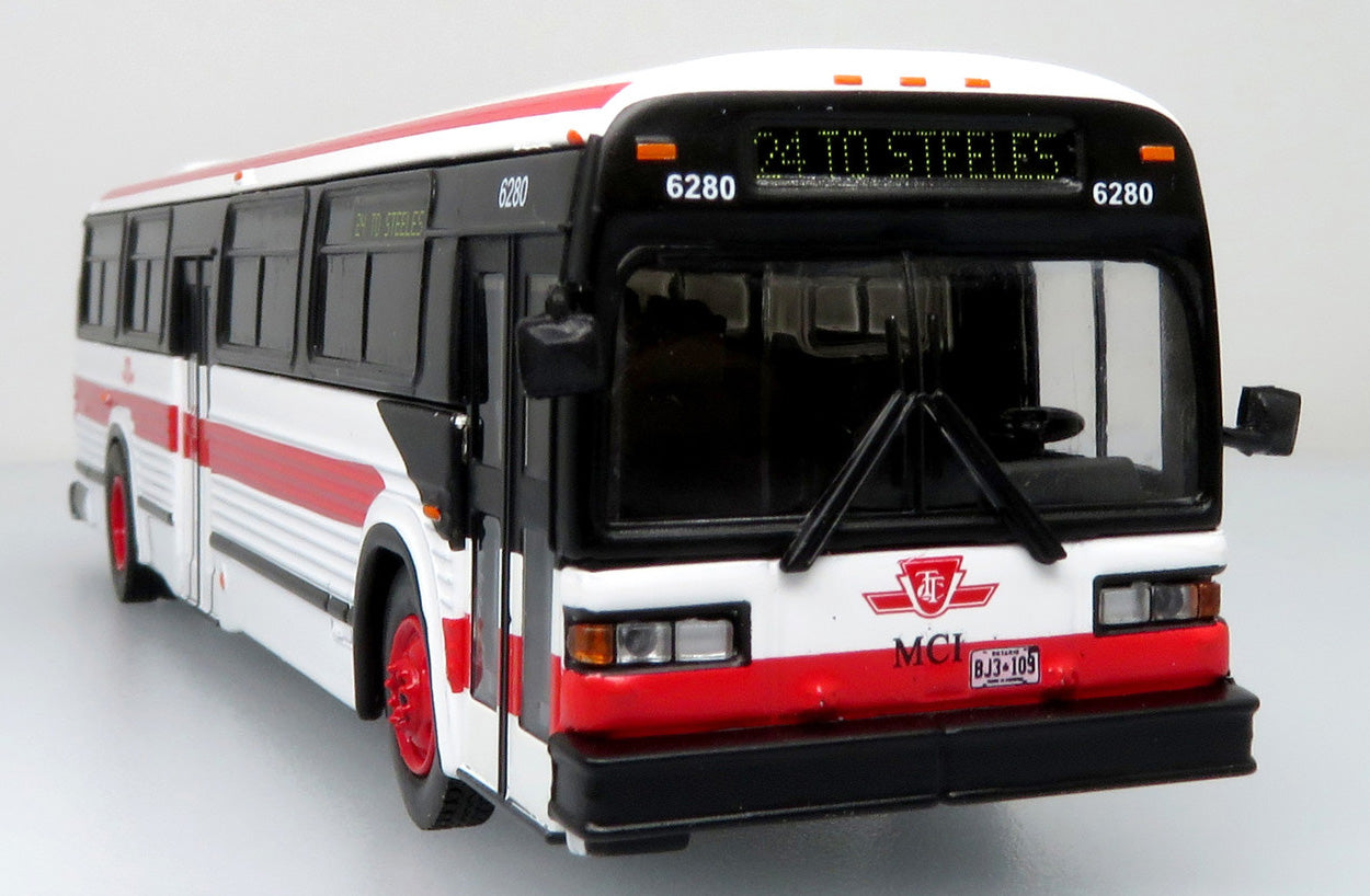 MCI Classic Transit Bus: TTC Toronto-Destination: 24 to Steeles