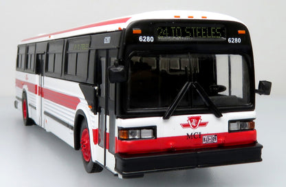MCI Classic Transit Bus: TTC Toronto-Destination: 24 to Steeles