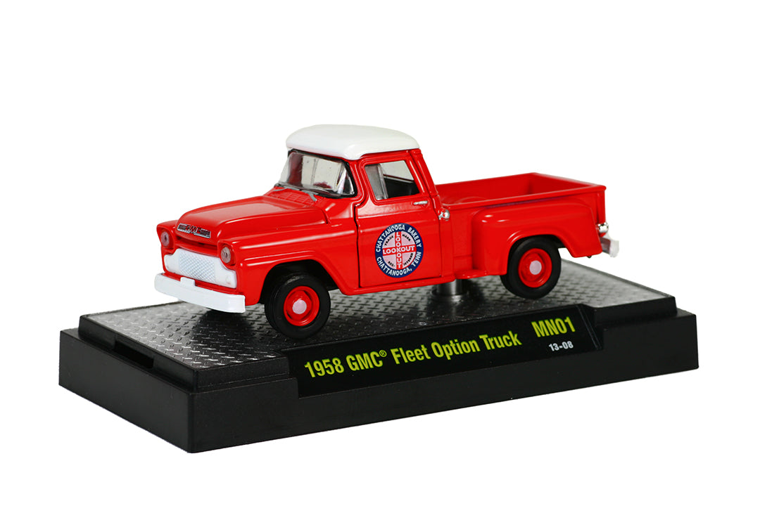 MoonPie-1958 GMC Fleet Option Truck-Red (M2 Machines)