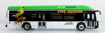 New Flyer Xcelsior Charge NG Electric Bus, A/C Transit-San Francisco California 1/87