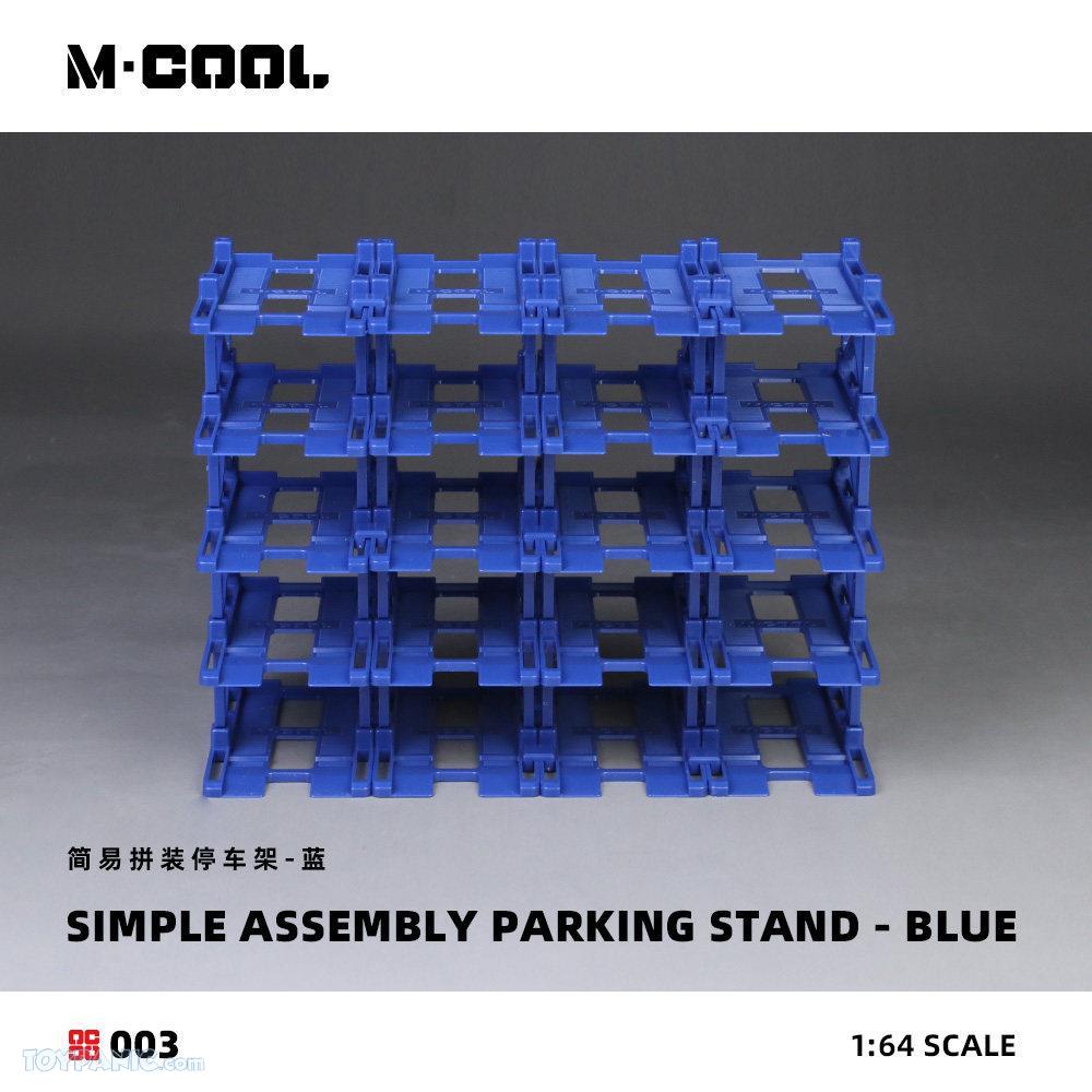 Simple Assembly Parking Stand Blue 1:64 – M-COOL MC642003