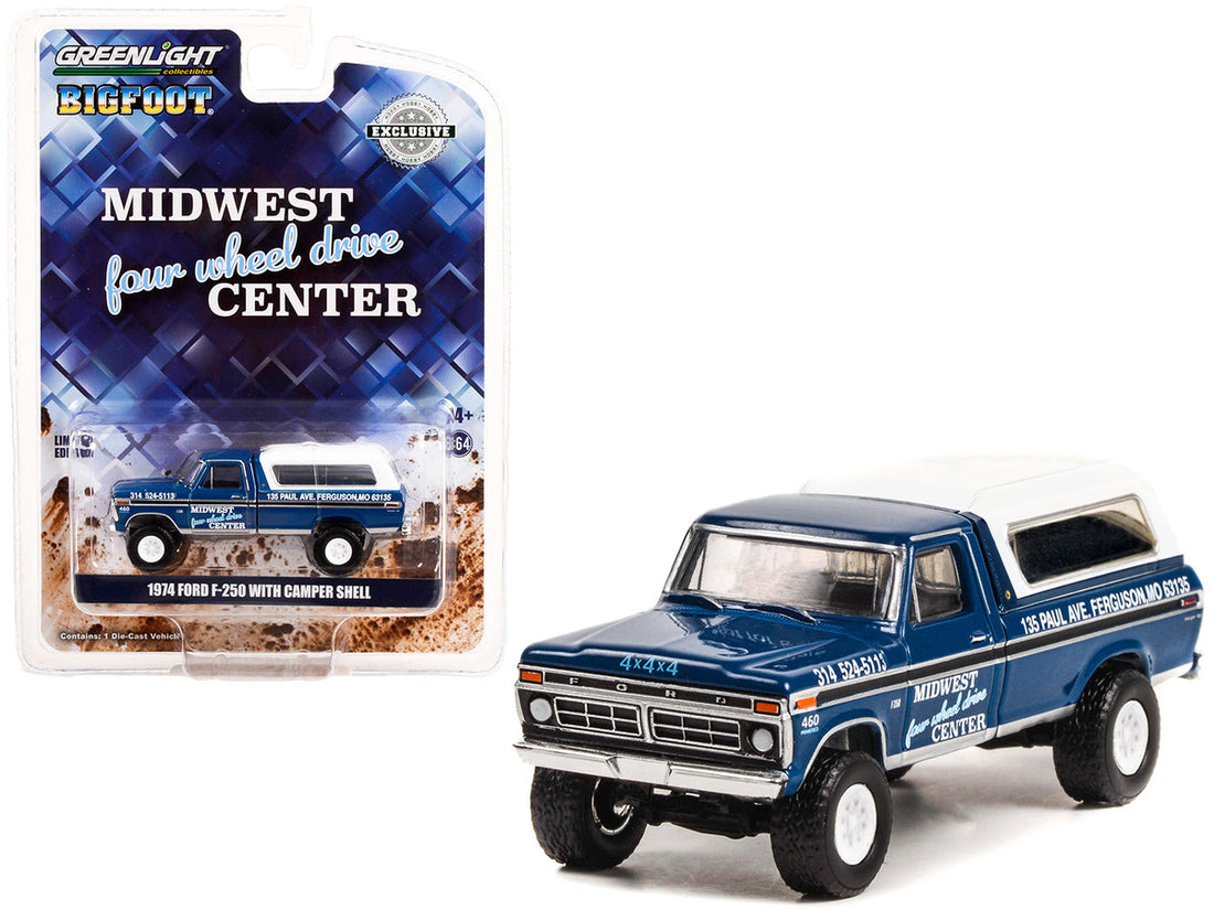 

1974 Ford F-250 Midwest Four Wheel Drive Center -with Camper Shell"

GL30345
