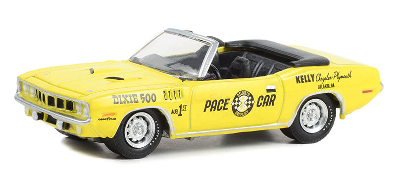 1971 Plymouth Barracuda Convertible-Dixie 500 Pace Car - Kelly Chrysler Plymouth, Atlanta, Georgia