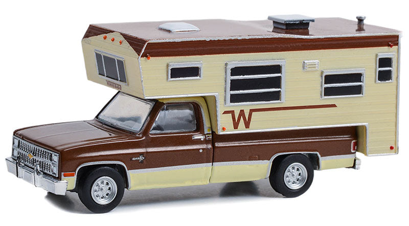 1982 Chevrolet C20 Silverado Camper Special Pickup with Winnebago Slide-In Camper