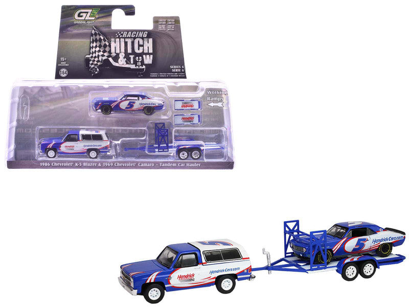 1986 Chevrolet K5 Blazer Silverado and 1969 Chevrolet Camaro – He