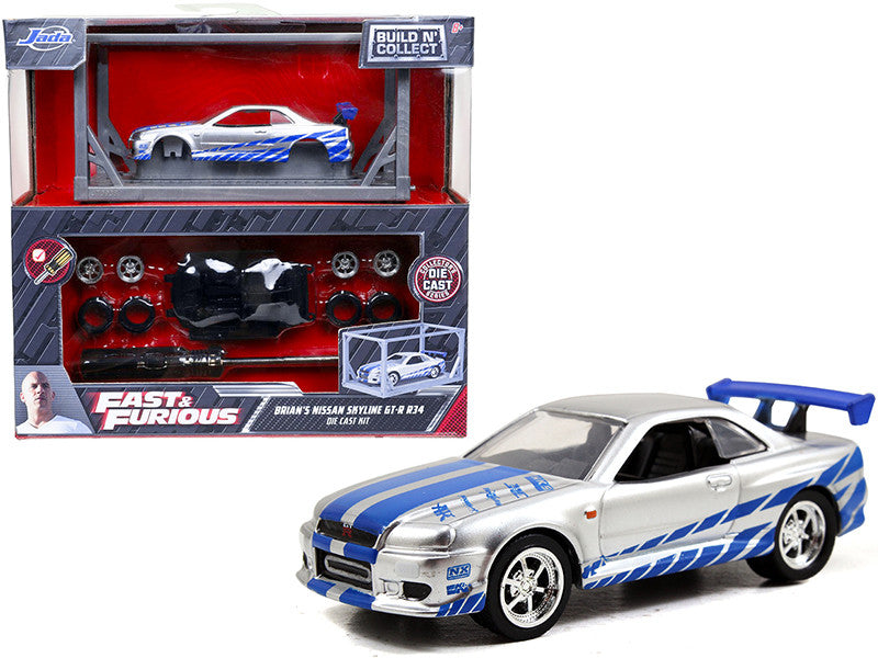 JADA 1:55 FAST &amp; FURIOUS BUILD N COLLECT NISSAN SKYLINE GT-R