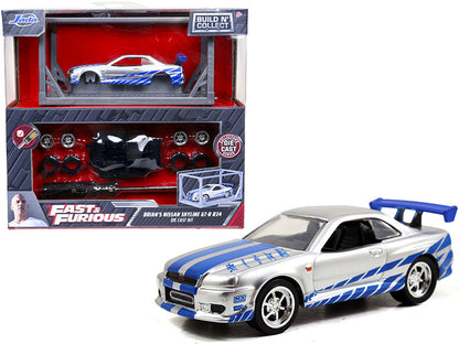 JADA 1:55 FAST &amp; FURIOUS BUILD N COLLECT NISSAN SKYLINE GT-R