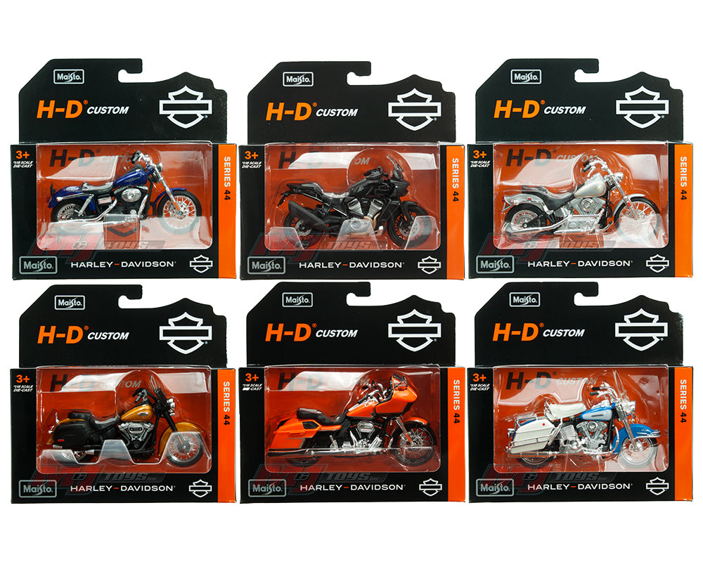 Maisto 1:18-Enselme Harley-Davidson Series 44 Assortment – H-D Custom