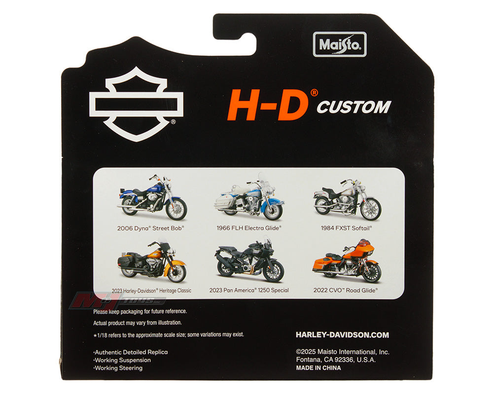 Maisto 1:18-Enselme Harley-Davidson Series 44 Assortment – H-D Custom