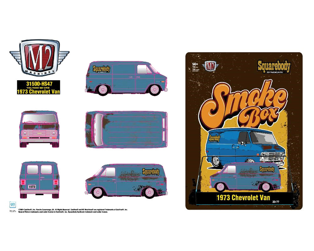 1973 Chevrolet Van Smoke Box Squarebody Syndicate