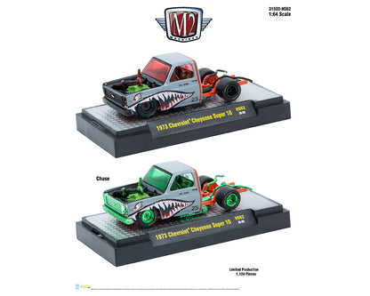 M2 Machines- 1973 Chevrolet Cheyenne Super 10 – “PFC. HYDE” Shark Face - 31500-HS62