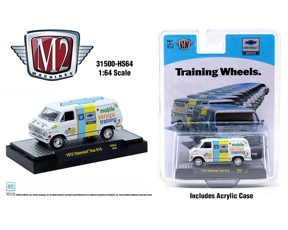 1972 Chevrolet G10 Van "Training Wheels"  (M2 Machines 31500-HS64)