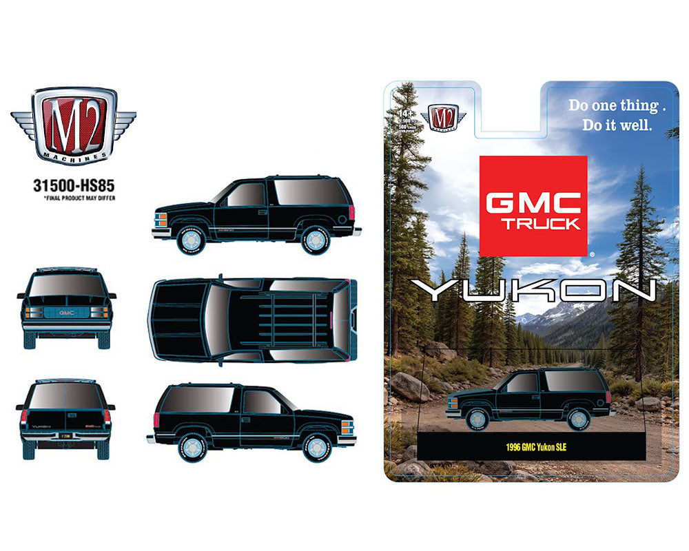 (PRE-ORDER 2026) M2 Machines 1:64-1996 GMC Yukon SLE – Hobby Exclusive 31500-HS85