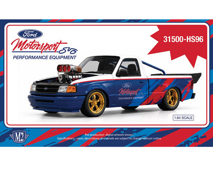 (PRE-ORDER 2027) M2 Machines 1:64 Ford Ranger XLT 1995 – Édition spéciale – Hobby Exclusive – 31500-HS96