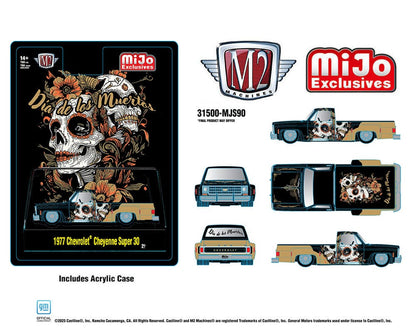 M2 Machines-1977 Chevrolet Cheyenne Super 30 “Dia De Los Muertos” 31500-MJS90