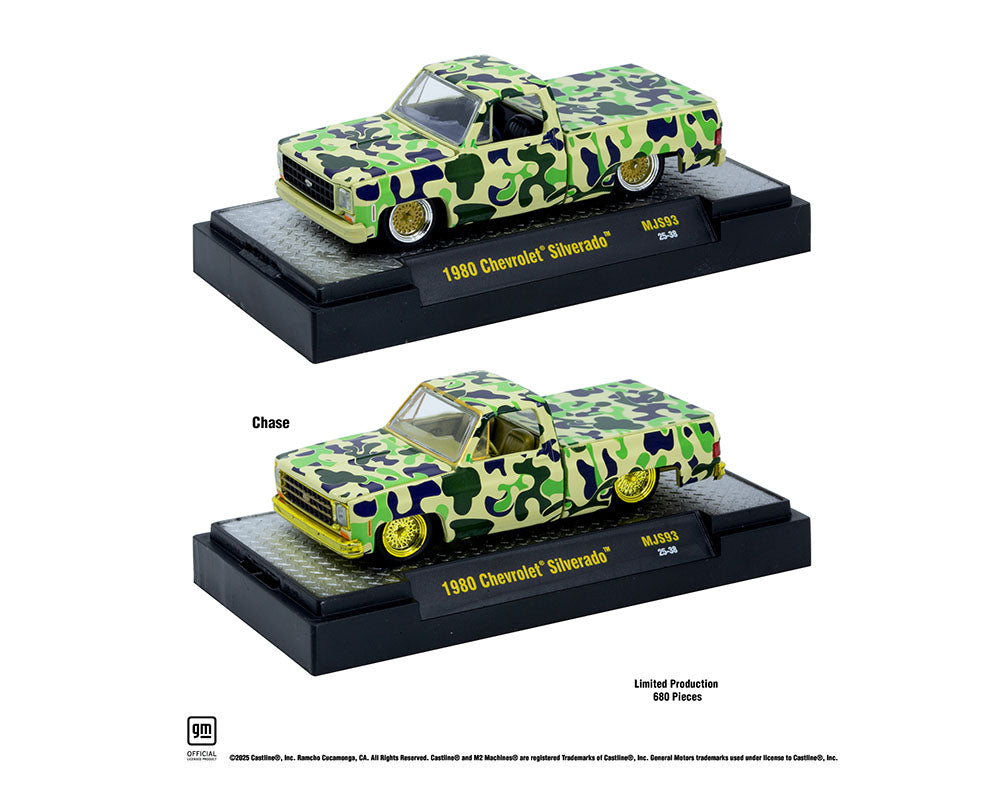 1980 Chevrolet Silverado Custom – Camouflage (M2 Machines-Mijo 31500-MJS93)