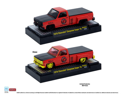 M2 Machines - 1978 Chevrolet Cheyenne Super 30 Custom EDELBROCK – Red – (31500-MJS94)