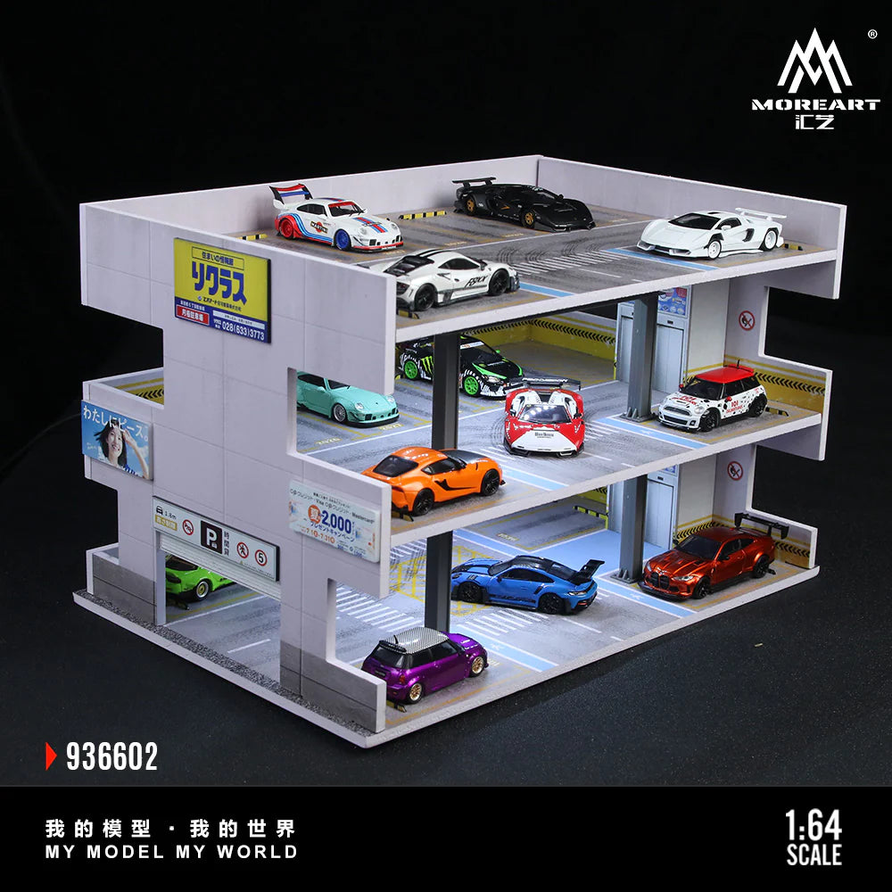 MoreArt 1/64-SCENE B OF A JAPANESE PARKING BUILDING MO936602
