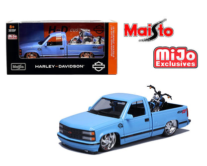 1993 Chevrolet 454SS Pick-Up &amp; 2007 XL 1200N Nightster Harley-Davidson (Blue)
