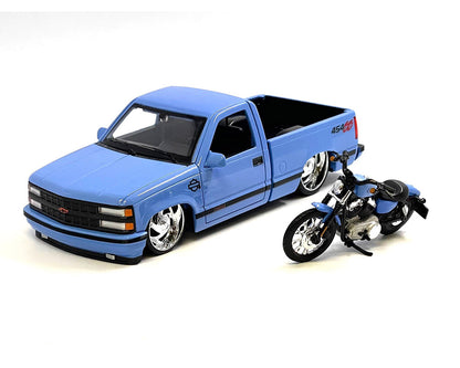 1993 Chevrolet 454SS Pick-Up &amp; 2007 XL 1200N Nightster Harley-Davidson (Blue)
