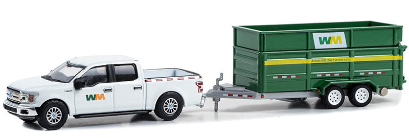 Waste Management - 2018 Ford F-150 SuperCrew with Double-Axle Dump Trailer