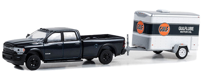 Gulf Oil - 2023 Dodge Ram 2500 with Small Gulflube Motor Oil Cargo Trailer