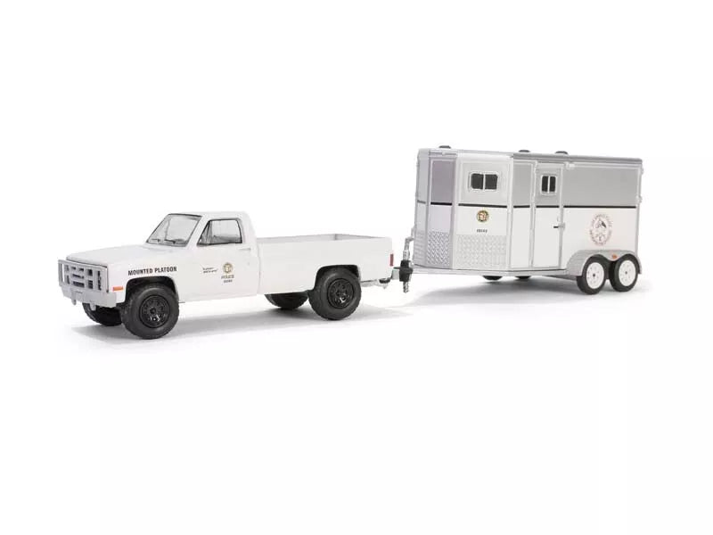 LAPD Search and Resuce - 1987 Chevorlet C20 with Mounted Platoon Horse Trailer