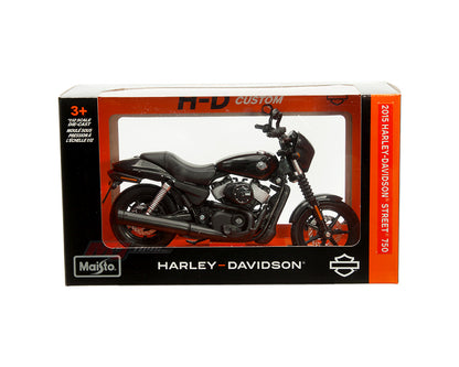 Maisto 1:12 2015 Harley-Davidson Street 750 – Noir – 32333BK-maisto