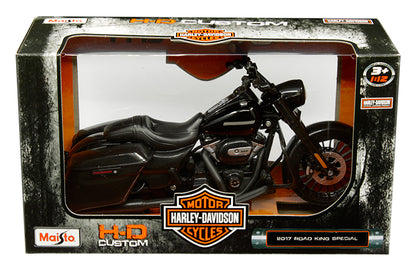 Maisto 1:12 2017 Harley-Davidson Road King Special – Noir – 32336-maisto