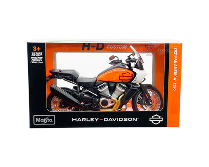 Maisto 1:12 2021 Harley-Davidson Pan America 1250 – Orange – 32338-maisto