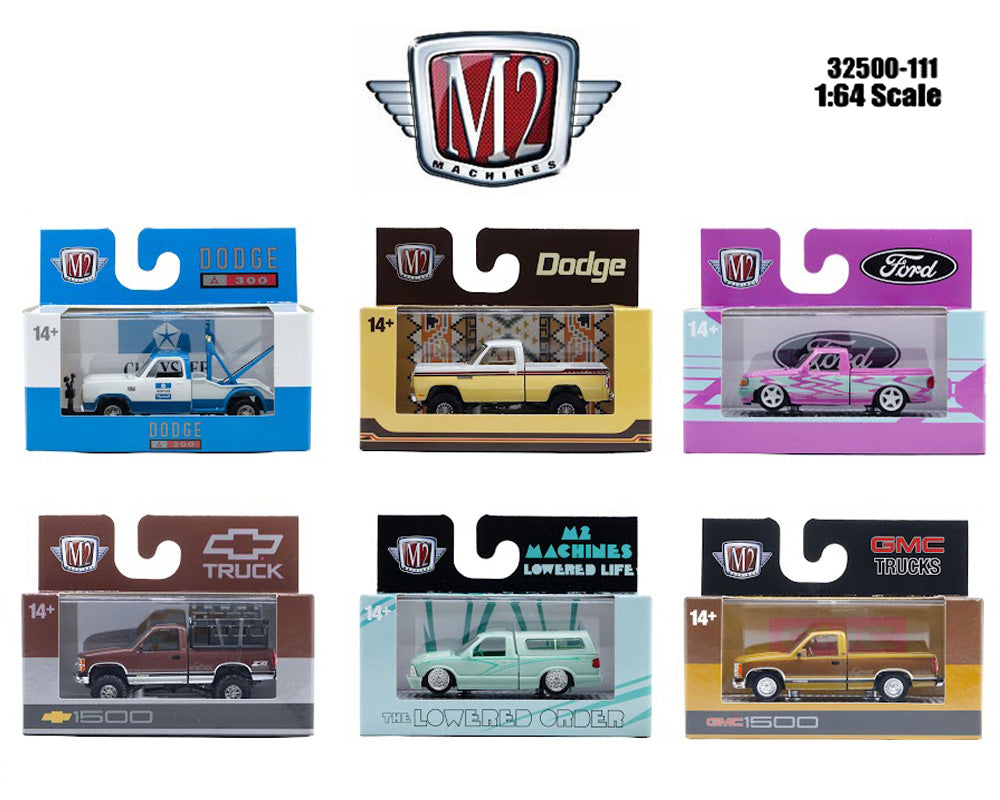 (PRE-ORDER 2026) M2 Machines 1:64 Auto-Thentics Release 111 Assortment – 32500-111
