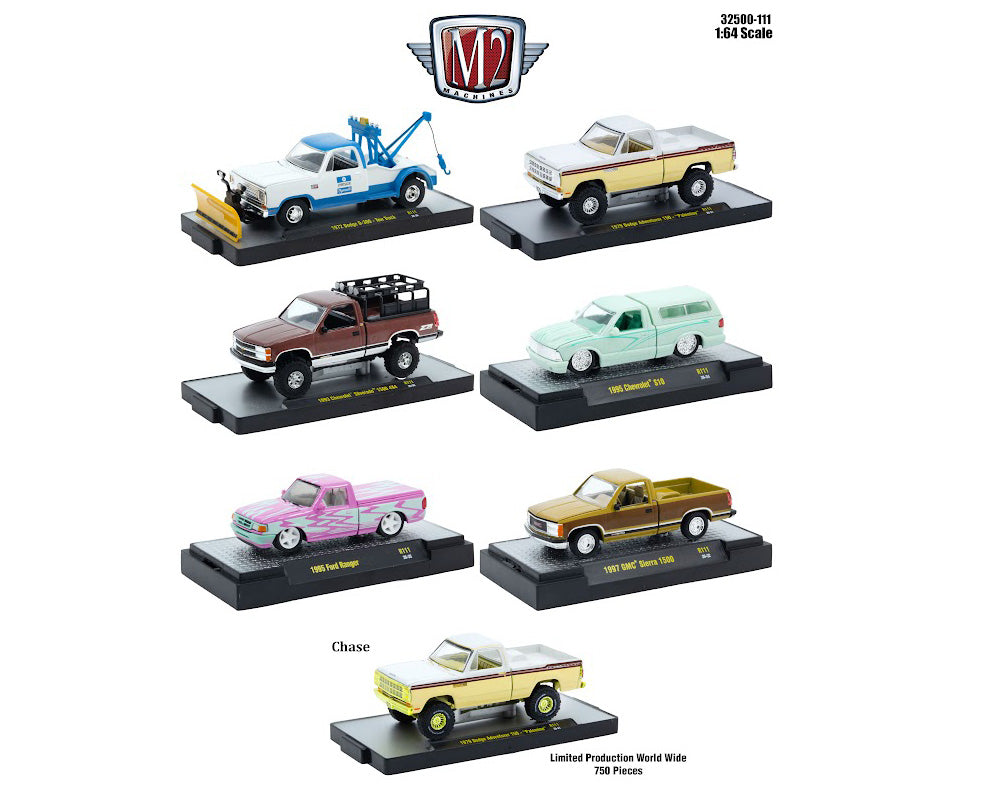 (PRE-ORDER 2026) M2 Machines 1:64 Auto-Thentics Release 111 Assortment – 32500-111