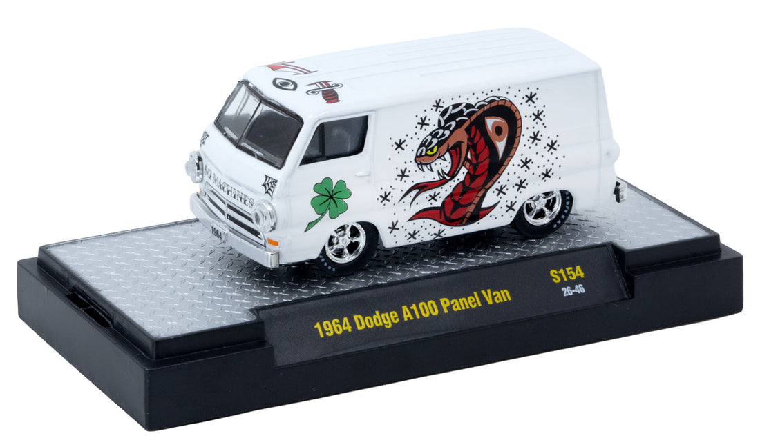 M2 Machines 1:64 Dodge A100 Panel Van 1964 – Auto-Thentics Release S154 – 32500-S154-F