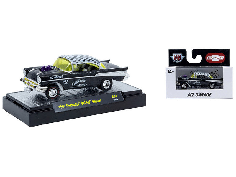 1957 Chevrolet Bel Air Gasser (32600-94B) (M2 Machines Detroit-Muscle Release 94)