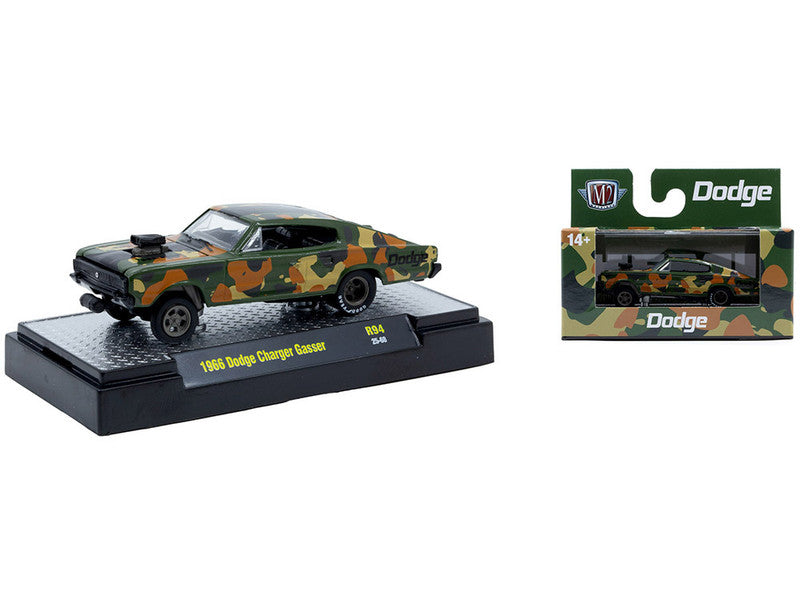 1966 Dodge Charger Gasser (32600-94D) (M2 Machines Detroit-Muscle Release 94)